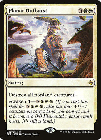 Planar Outburst [Battle for Zendikar] | Fandemonia Ltd