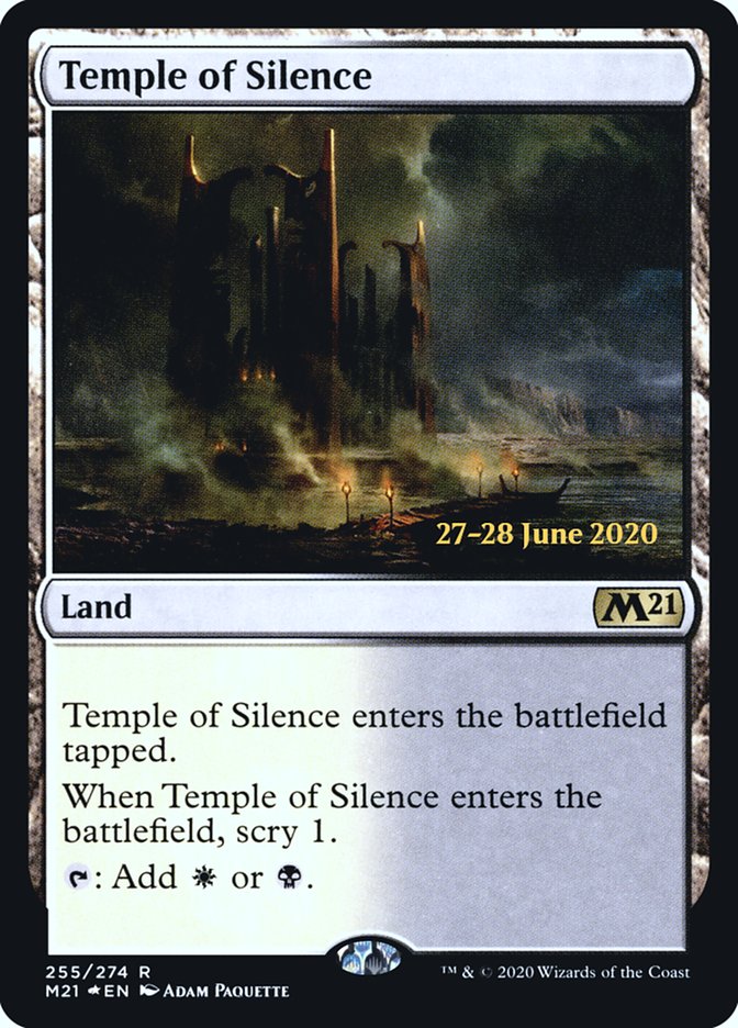 Temple of Silence  [Core Set 2021 Prerelease Promos] | Fandemonia Ltd