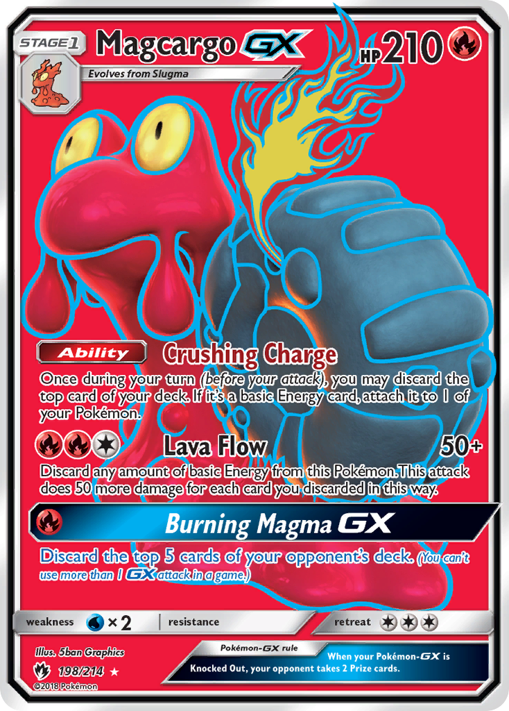 Magcargo GX (198/214) [Sun & Moon: Lost Thunder] | Fandemonia Ltd