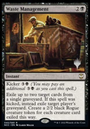 Waste Management (Promo Pack) [Streets of New Capenna Commander Promos] | Fandemonia Ltd