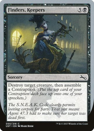 Finders, Keepers [Unstable] | Fandemonia Ltd