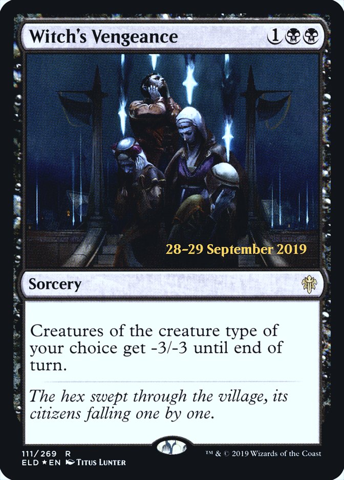 Witch's Vengeance  [Throne of Eldraine Prerelease Promos] | Fandemonia Ltd