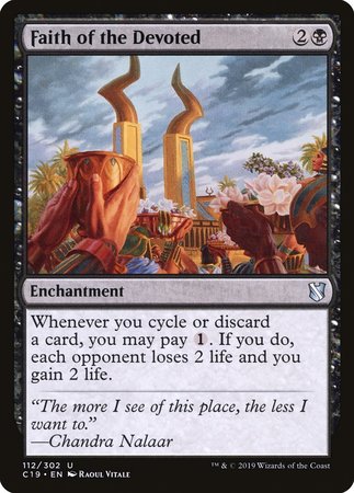 Faith of the Devoted [Commander 2019] | Fandemonia Ltd