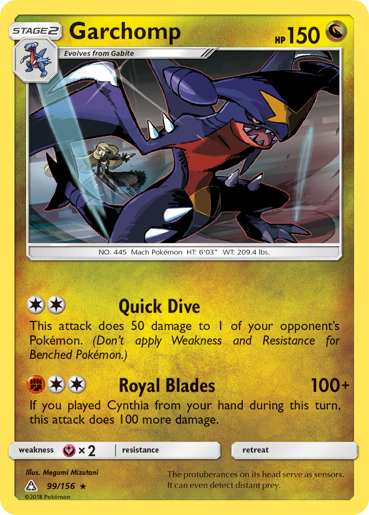 Garchomp (99/156) [Sun & Moon: Ultra Prism] | Fandemonia Ltd