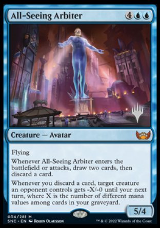 All-Seeing Arbiter (Promo Pack) [Streets of New Capenna Promos] | Fandemonia Ltd