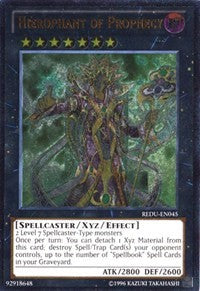 Hierophant of Prophecy (UTR) [REDU-EN045] Ultimate Rare | Fandemonia Ltd