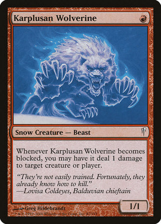 Karplusan Wolverine [Coldsnap] | Fandemonia Ltd