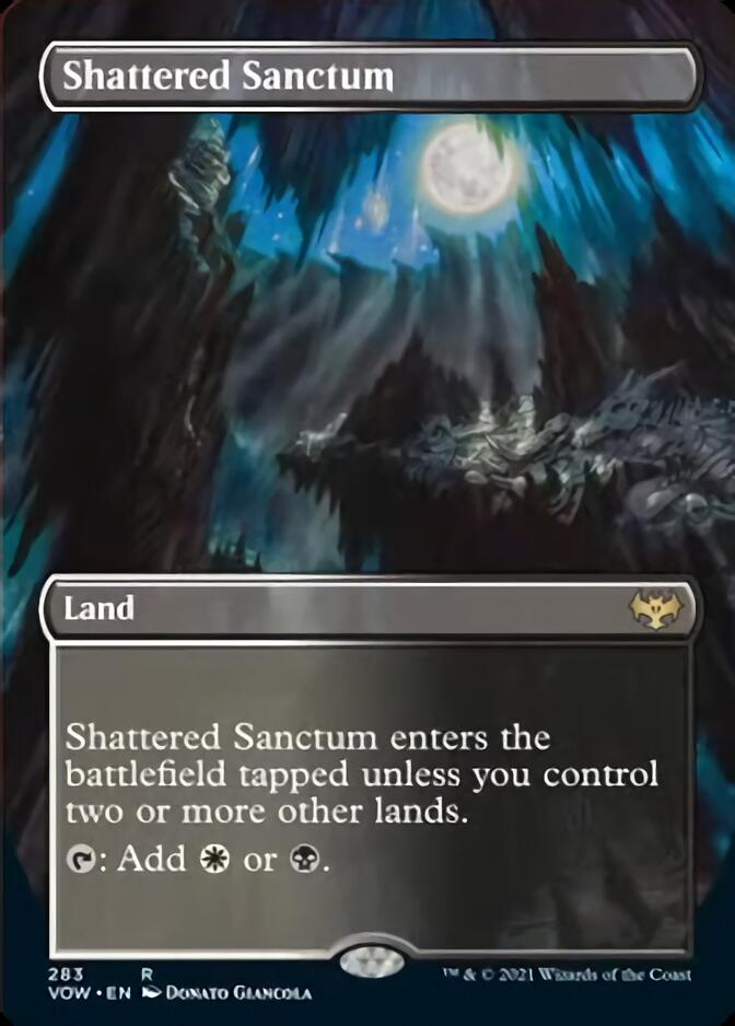 Shattered Sanctum (Borderless) [Innistrad: Crimson Vow] | Fandemonia Ltd