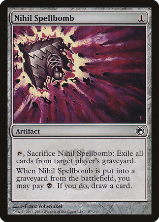 Nihil Spellbomb [Scars of Mirrodin] | Fandemonia Ltd