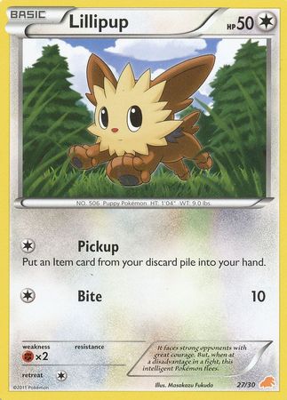 Lillipup (27/30) [Black & White: Trainer Kit - Excadrill] | Fandemonia Ltd