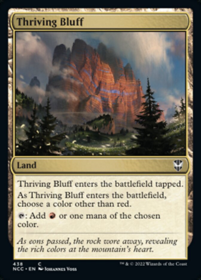 Thriving Bluff [Streets of New Capenna Commander] | Fandemonia Ltd