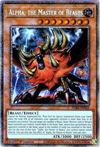 Alpha, the Master of Beasts (Starlight Rare) [PHRA-EN023] Starlight Rare | Fandemonia Ltd