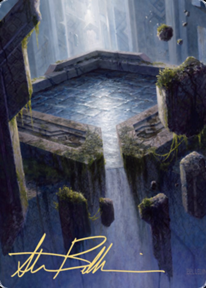 Morphic Pool Art Card (Gold-Stamped Signature) [Zendikar Rising Art Series] | Fandemonia Ltd
