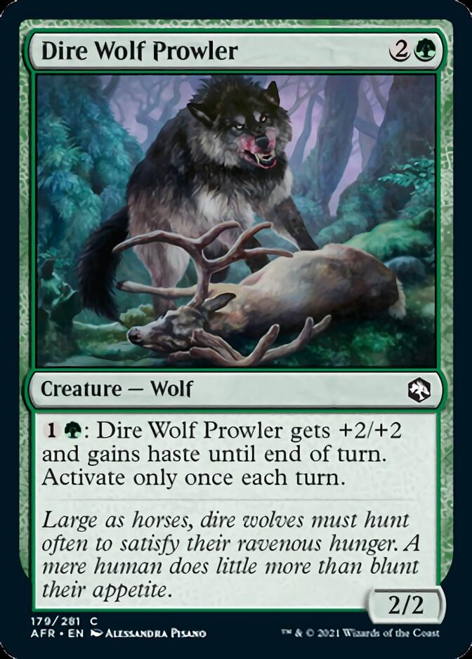 Dire Wolf Prowler [Dungeons & Dragons: Adventures in the Forgotten Realms] | Fandemonia Ltd