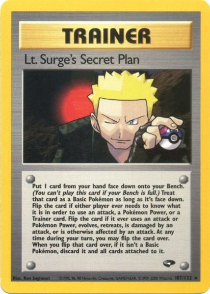 Lt. Surge's Secret Plan (107/132) [Gym Challenge Unlimited] | Fandemonia Ltd