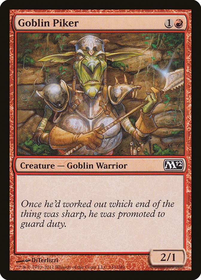 Goblin Piker [Magic 2012] | Fandemonia Ltd