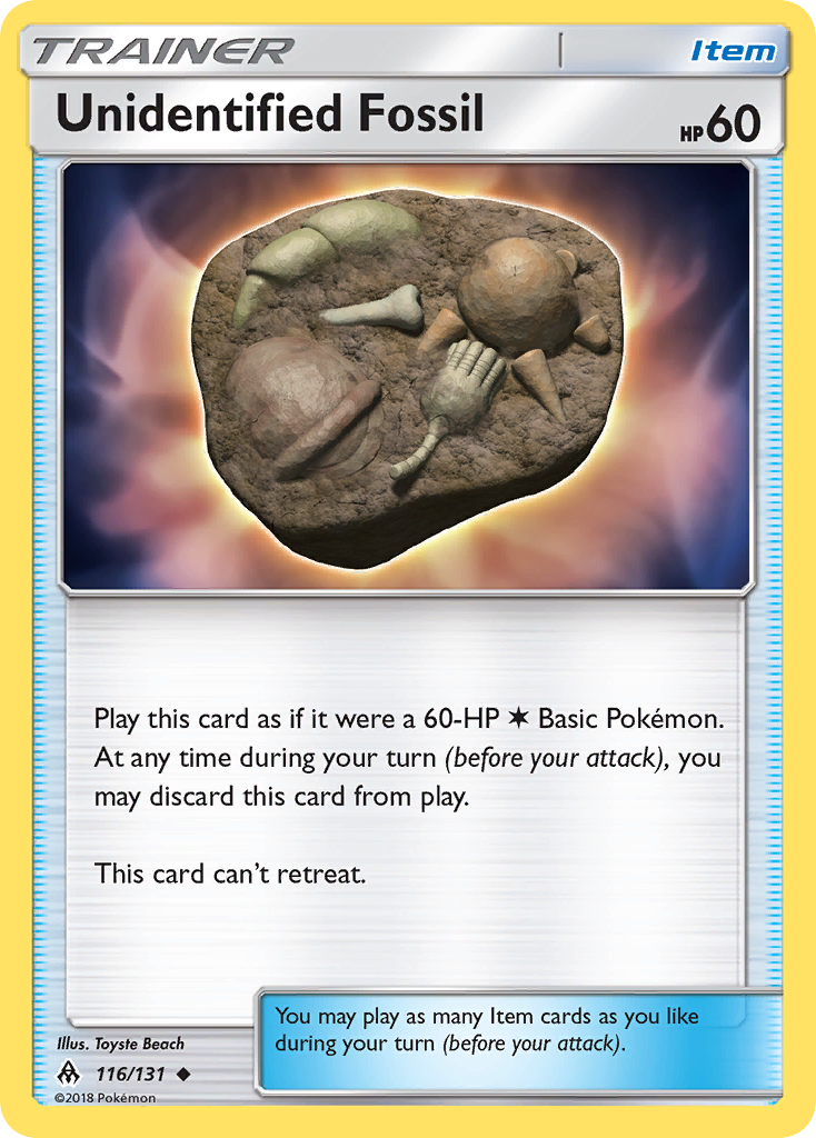 Unidentified Fossil (116/131) [Sun & Moon: Forbidden Light] | Fandemonia Ltd