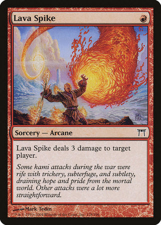 Lava Spike [Champions of Kamigawa] | Fandemonia Ltd