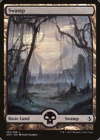 Swamp (252) - Full Art [Amonkhet] | Fandemonia Ltd