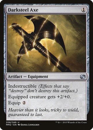 Darksteel Axe [Modern Masters 2015] | Fandemonia Ltd