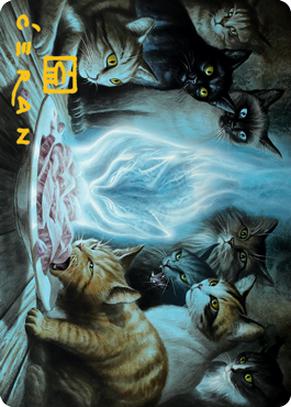 Can't Stay Away Art Card (Gold-Stamped Signature) [Innistrad: Midnight Hunt Art Series] | Fandemonia Ltd