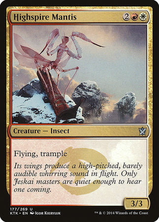 Highspire Mantis [Khans of Tarkir] | Fandemonia Ltd