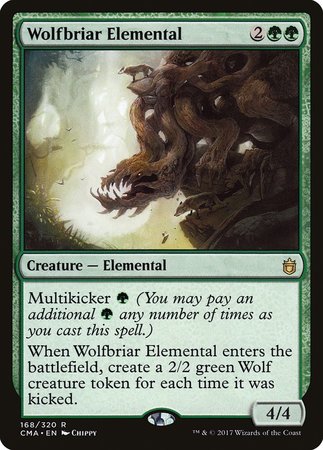 Wolfbriar Elemental [Commander Anthology] | Fandemonia Ltd