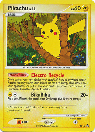 Pikachu (DP16) [Countdown Calendar Promos] | Fandemonia Ltd