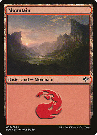 Mountain (35) [Duel Decks: Speed vs. Cunning] | Fandemonia Ltd