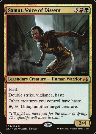 Samut, Voice of Dissent [Amonkhet] | Fandemonia Ltd