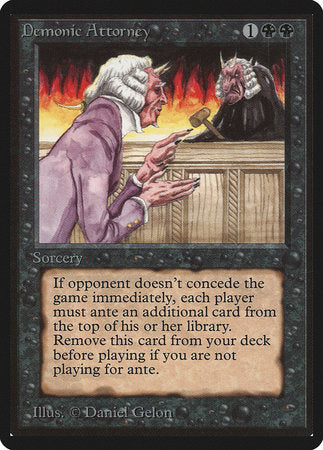 Demonic Attorney [Limited Edition Beta] | Fandemonia Ltd