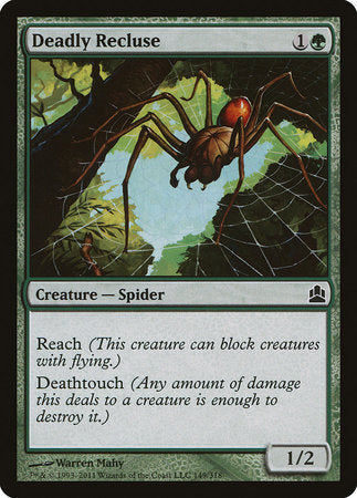 Deadly Recluse [Commander 2011] | Fandemonia Ltd