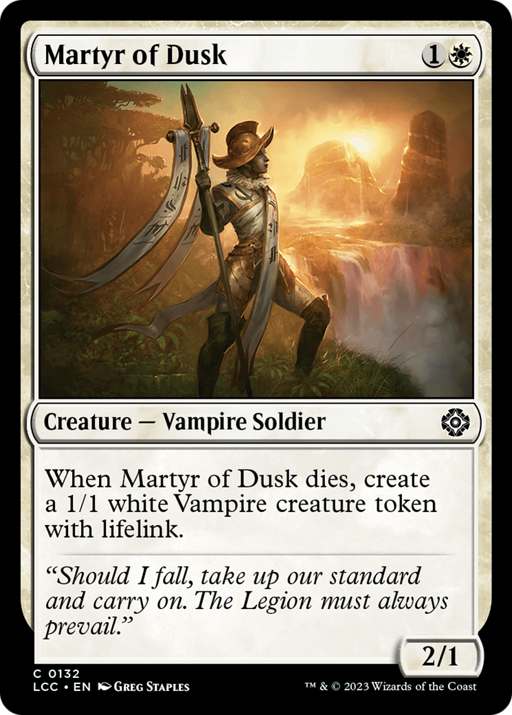 Martyr of Dusk [The Lost Caverns of Ixalan Commander] | Fandemonia Ltd