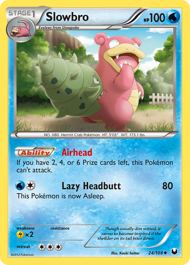 Slowbro (24/108) [Black & White: Dark Explorers] | Fandemonia Ltd