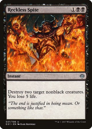 Reckless Spite [Archenemy: Nicol Bolas] | Fandemonia Ltd
