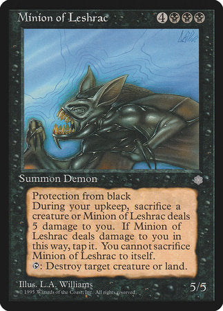 Minion of Leshrac [Ice Age] | Fandemonia Ltd