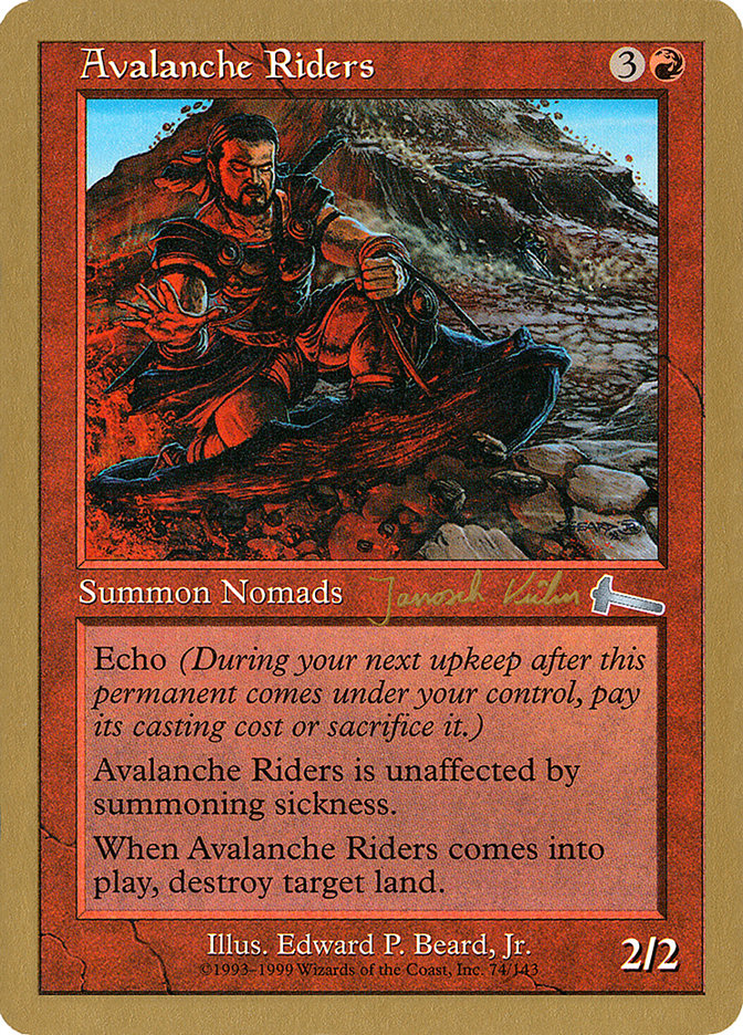 Avalanche Riders (Janosch Kuhn) [World Championship Decks 2000] | Fandemonia Ltd