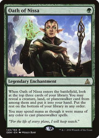 Oath of Nissa [Oath of the Gatewatch] | Fandemonia Ltd