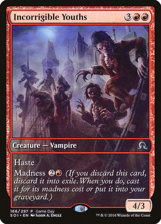 Incorrigible Youths [Shadows over Innistrad Promos] | Fandemonia Ltd