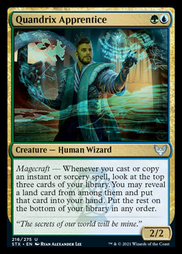 Quandrix Apprentice [Strixhaven: School of Mages] | Fandemonia Ltd
