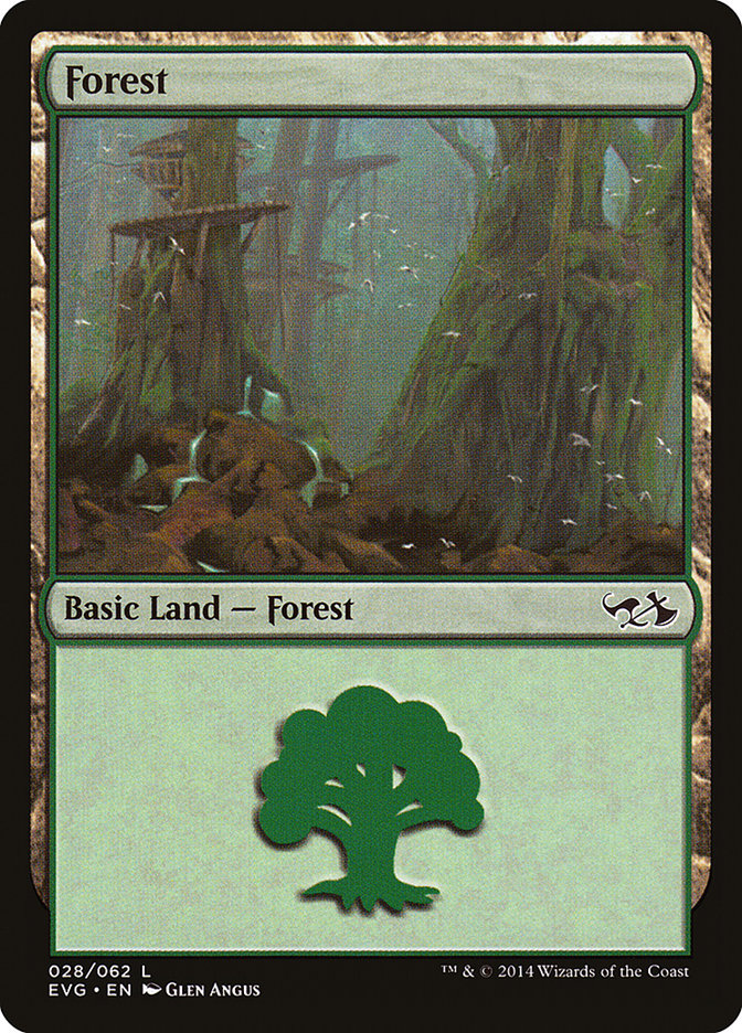 Forest (28) (Elves vs. Goblins) [Duel Decks Anthology] | Fandemonia Ltd