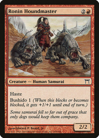Ronin Houndmaster [Champions of Kamigawa] | Fandemonia Ltd