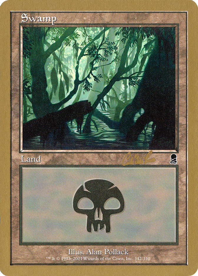 Swamp (cr342) (Carlos Romao) [World Championship Decks 2002] | Fandemonia Ltd