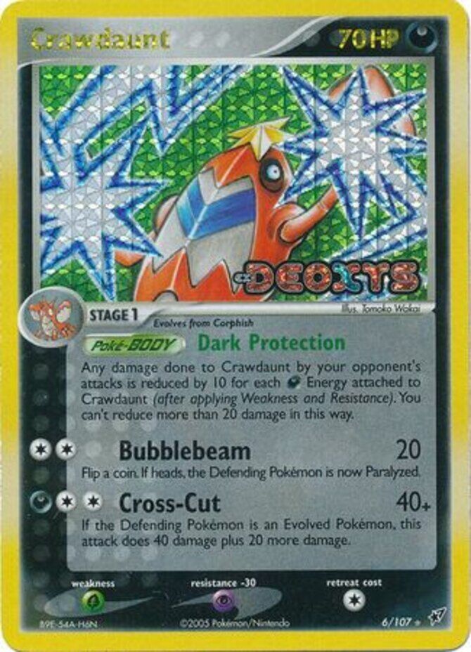 Crawdaunt (6/107) (Stamped) [EX: Deoxys] | Fandemonia Ltd