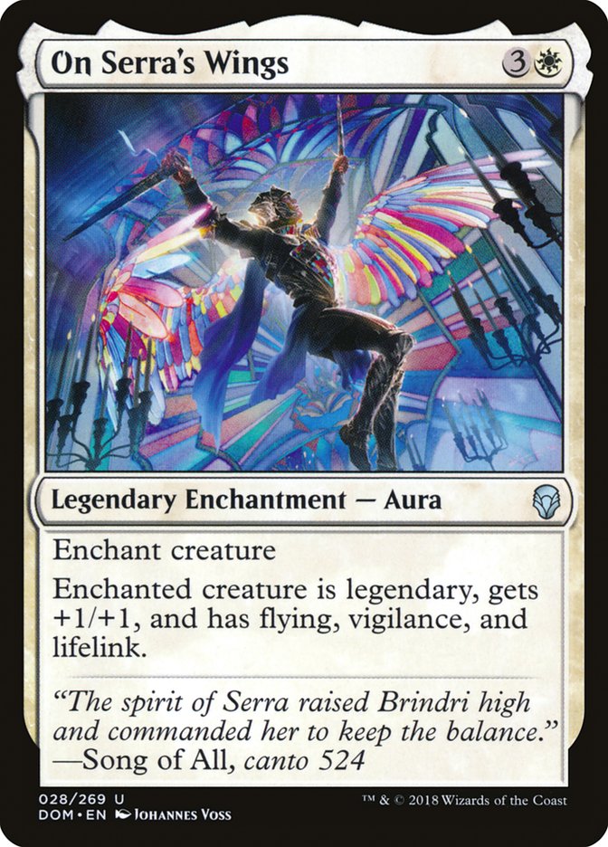 On Serra's Wings [Dominaria] | Fandemonia Ltd