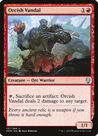Orcish Vandal [Dominaria] | Fandemonia Ltd