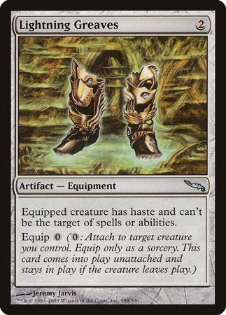 Lightning Greaves [Mirrodin] | Fandemonia Ltd