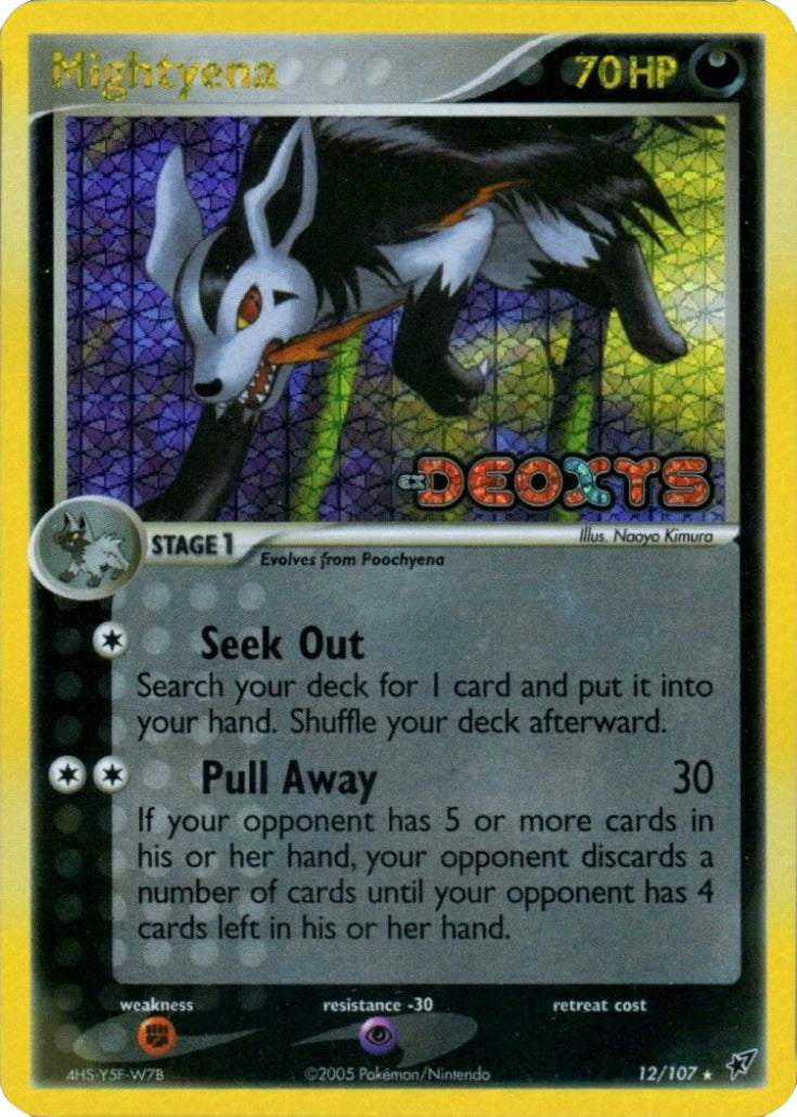 Mightyena (12/107) (Stamped) [EX: Deoxys] | Fandemonia Ltd