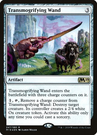 Transmogrifying Wand [Core Set 2019 Promos] | Fandemonia Ltd