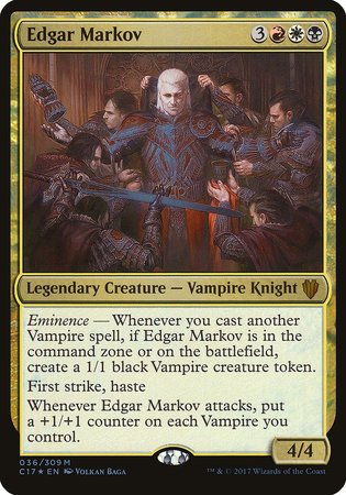 Edgar Markov (Commander 2017) [Commander 2017 Oversized] | Fandemonia Ltd